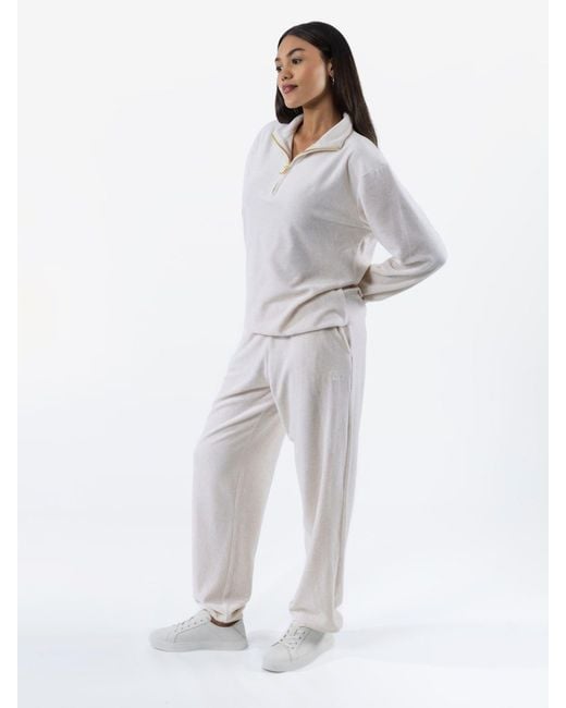 Juicy Couture White Davidson Trackpants