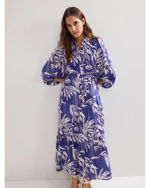 Phase Eight Purple Coralie Shirt Dress