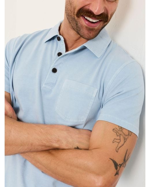 FatFace Blue Fatface Stoke Polo Shirt for men