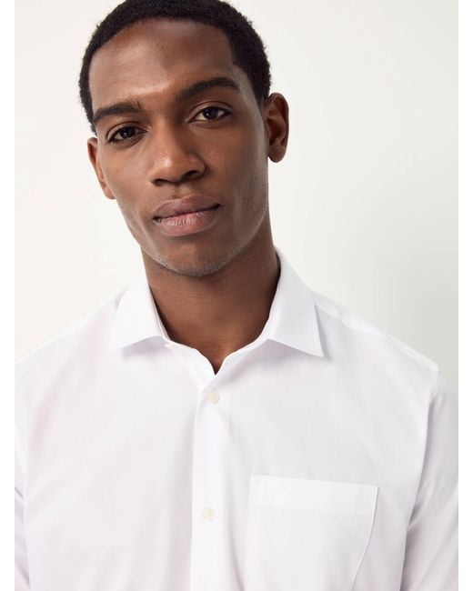 Next White Regular Fit Short Sleeve Easy Care Formal Smart Shirts 5 Pack for men