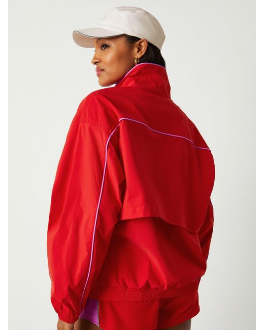 Fabletics Red Relay Track Short