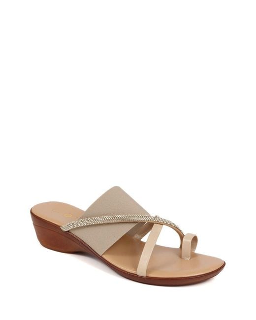 Pavers Pink Smart Toe Post Sandals