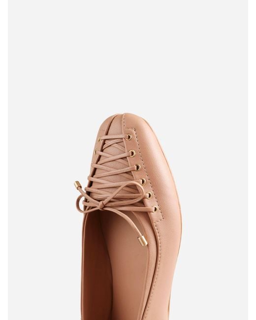 Bronx Pink Serajaa Leather Loafers
