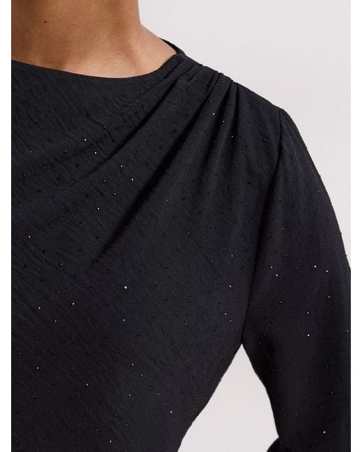 Phase Eight Black Phase Eight Noa Drape Top