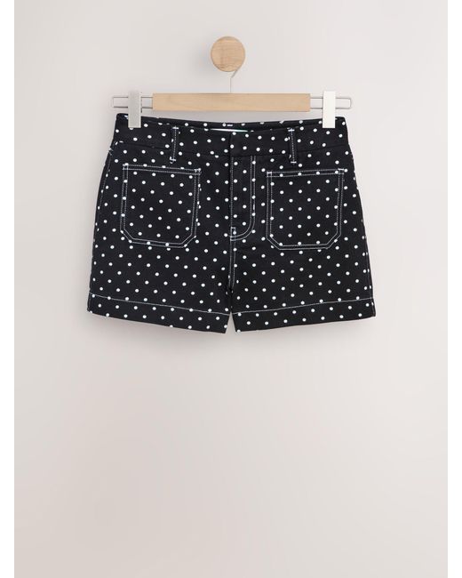 Next Black Patch Pocket Mini Shorts