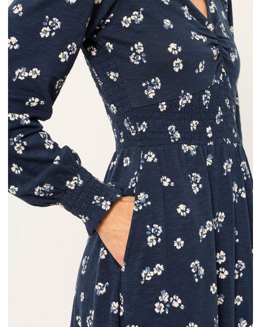 FatFace Blue Fatface Sophie Jersey Dress