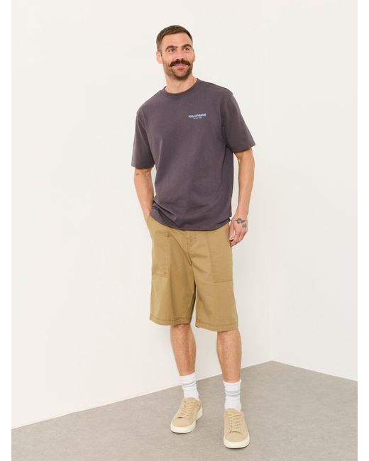 FatFace Natural Fatface Pascal Utility Shorts for men
