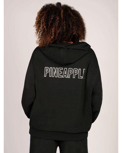Pineapple Black Oversized Hoodie