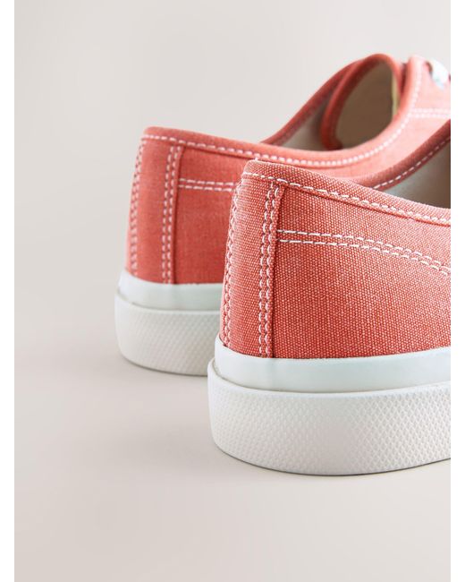 Next Pink Canvas Cvo Trainers for men