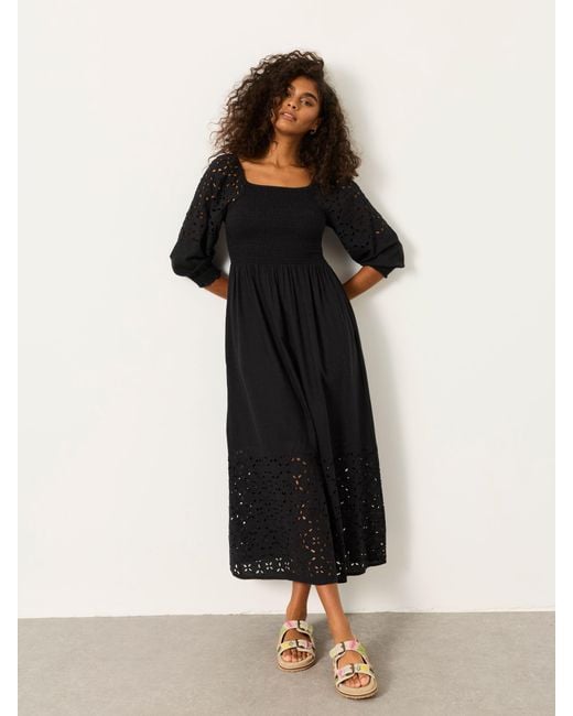 FatFace Black Fatface Adele Midi Dress