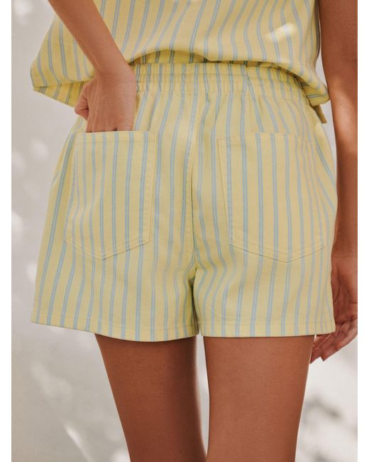 Next Metallic Drawstring Mini Shorts