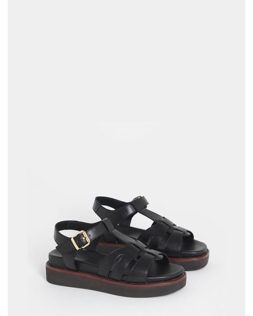 JD Williams Blue Extra Wide Fit T Bar Flat Sandals