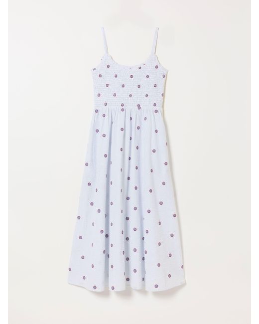 FatFace White Fatface Emmy Regular Midi Dresses