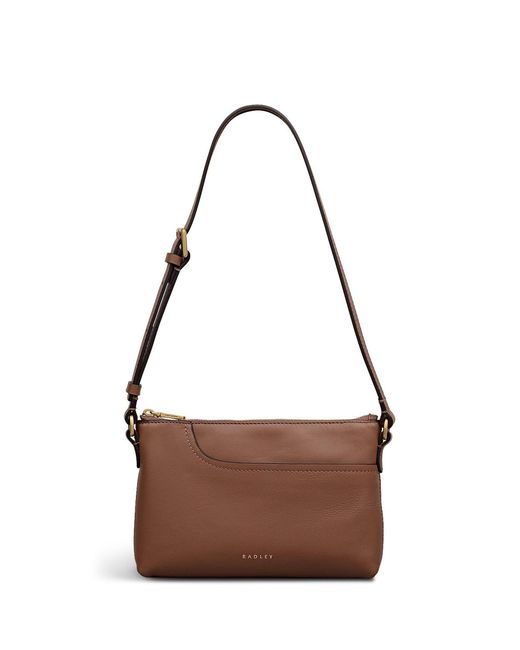 Radley Brown Pockets Mini Shoulder Bag