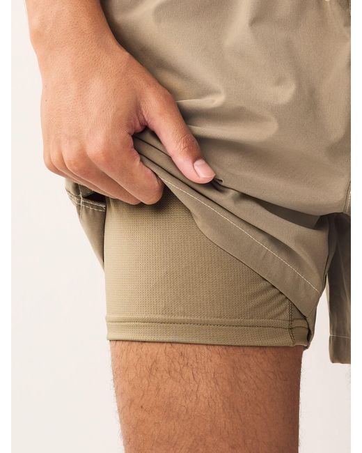 Next Natural Contrast Stitch Swim Shorts for men