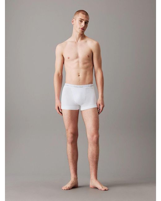 Calvin Klein Multicolor 3 Pack Trunks Cotton Classics for men