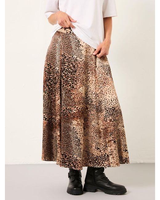 FatFace Brown Fatface Sadie Midi Skirt