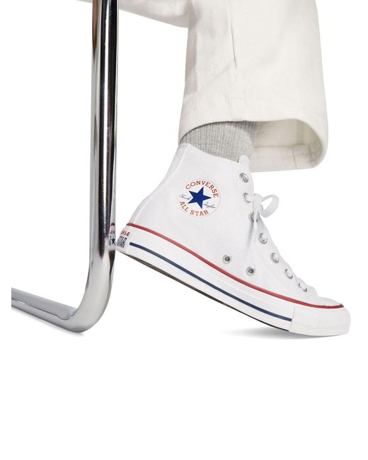 Converse White Standard Fit Chuck Taylor All Star High Trainers