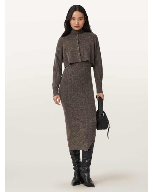 AllSaints Brown Allsaints Sabine Dress