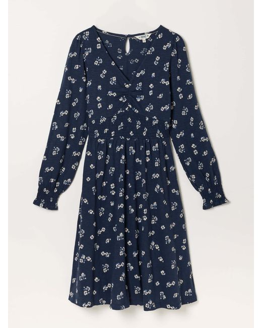 FatFace Blue Fatface Sophie Jersey Dress