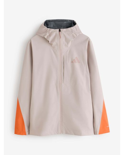 Adidas Brown Terrex Multi 25L Rain Jacket