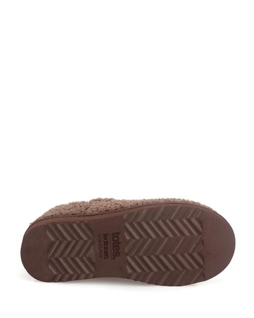 Totes Brown Borg Bootie Slippers