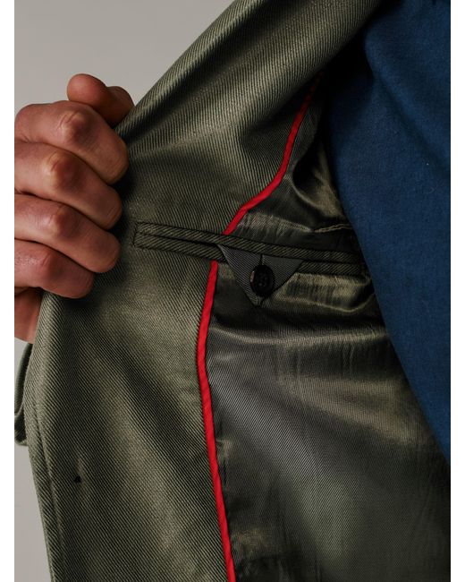 aubi Green Axholme Blazer for men