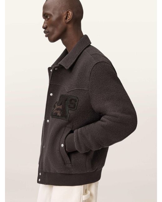 AllSaints Black Allsaints Royce Jacket for men