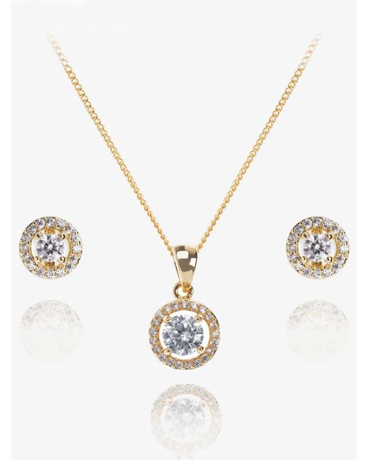 Ivory & Co. Metallic Balmoral Crystal Dainty Set