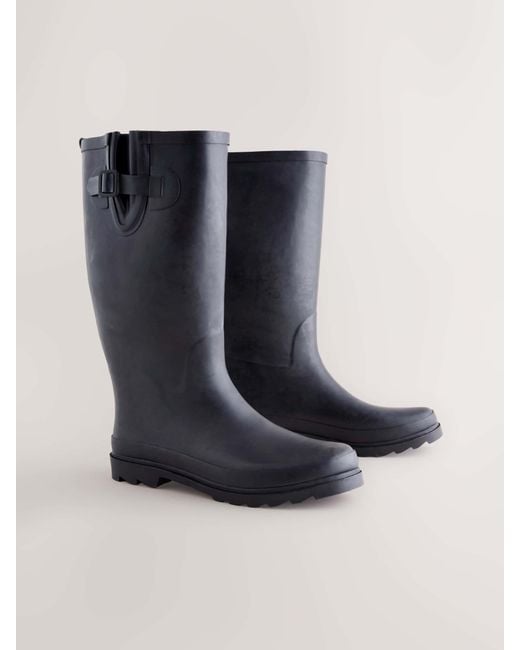 Next Blue Rubber Wellies for men