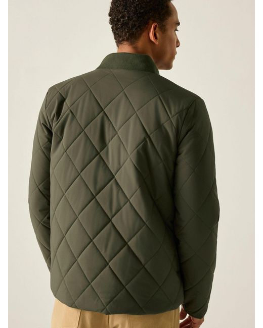 Regatta Green Harvin Quilted Jacket for men