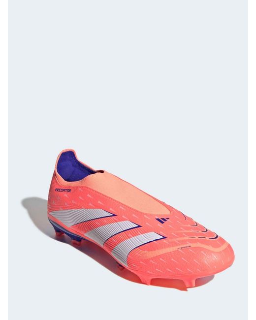 Adidas Pink Adult Predator League Laceless Firm/Multi Ground Boots for men