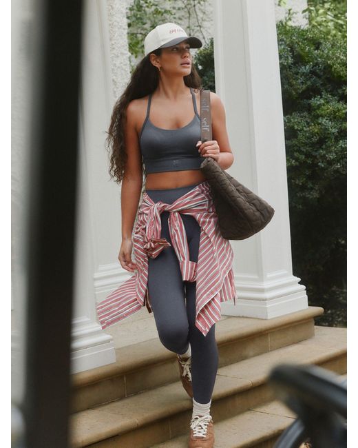 Self Gray Performance Seamfree Leggings