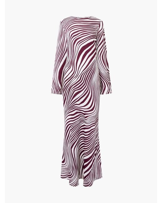 French Connection Pink Ziggy Lara Viscose Dress