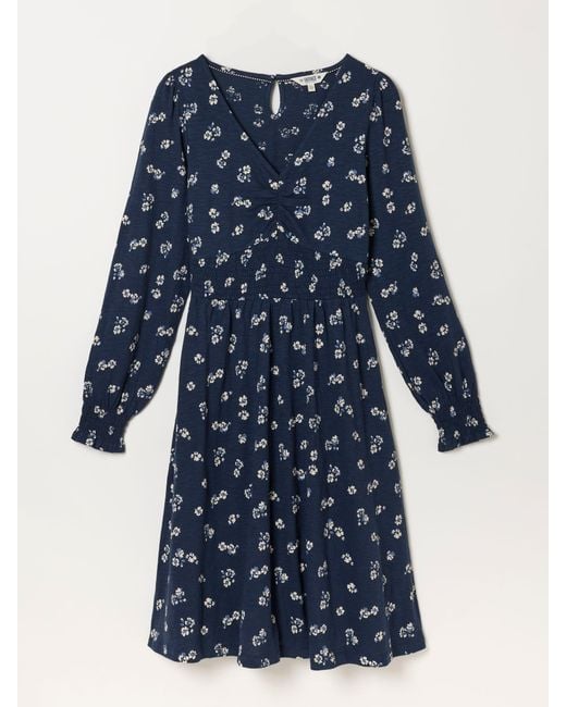 FatFace Blue Fatface Sophie Petite Jersey Dress