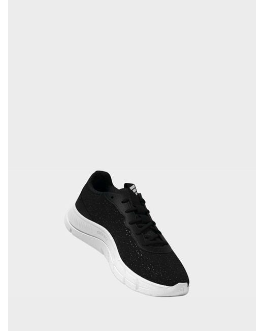 Adidas White Cloudfoam Flex Laceless Wide Fit Trainers