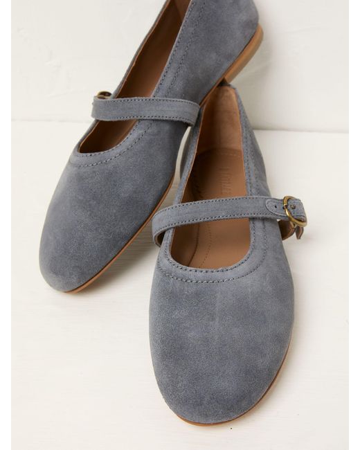FatFace Gray Fatface Mary Jane Pumps