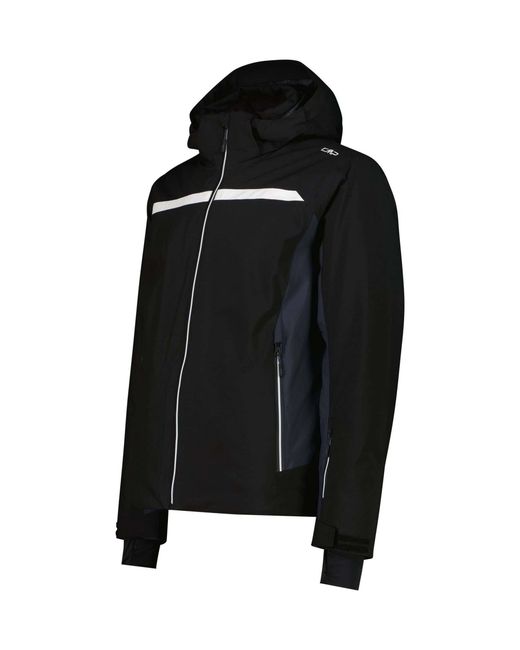 CMP Black Zip Hood Ski Jacket for men