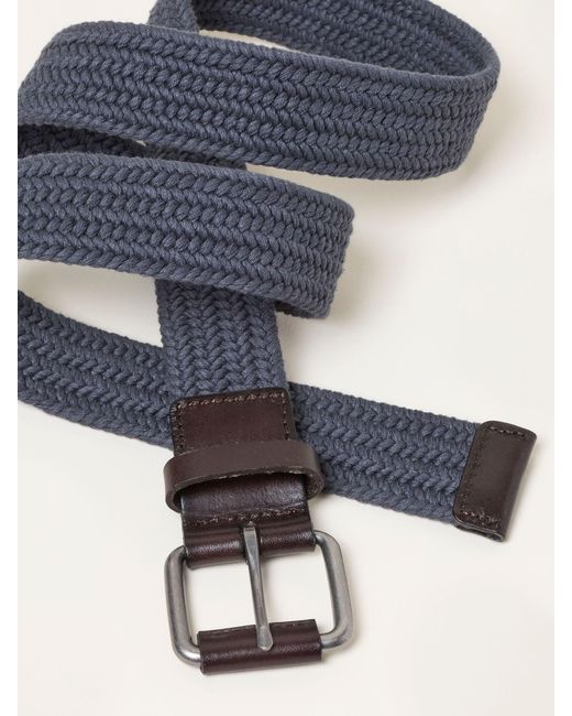 FatFace Blue Fatface Woven Belt for men