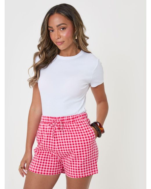 Threadbare White Pull On Jersey Shorts