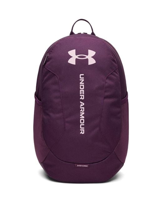 Under Armour Purple Hustle Lite Backpack for men