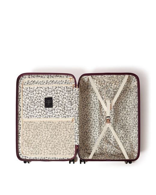 Ted Baker Purple Icon Case Croc Medium Suitcase
