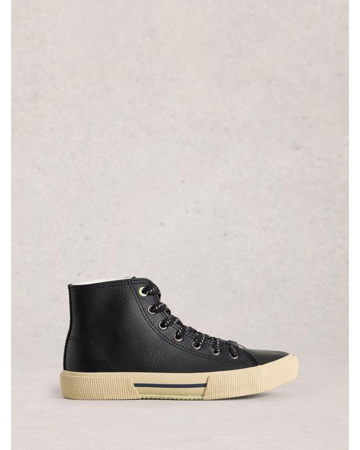 White Stuff Black Stuff Pippa Hi-Top Trainers
