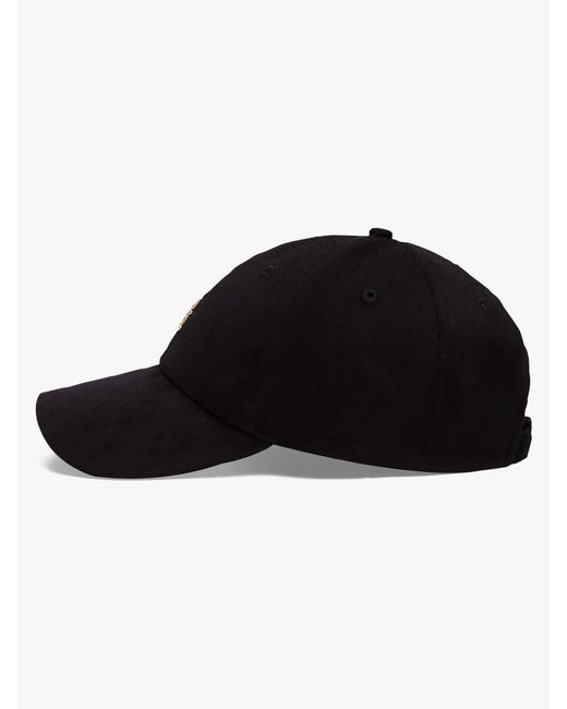 Tommy Hilfiger Black Monogram Twill Baseball Cap