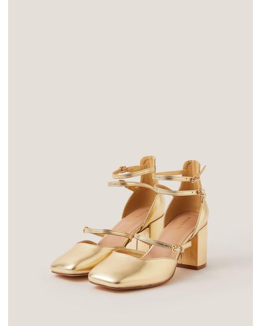Monsoon Natural Edie Mary Jane Heels