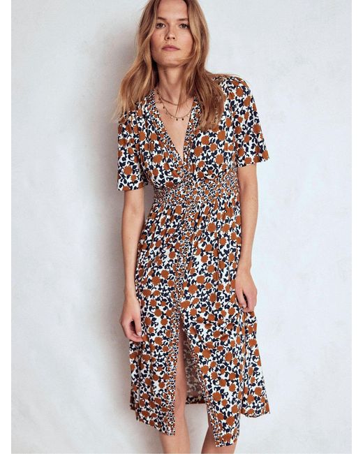 Boden Brown Natalia Jersey Tea Dress
