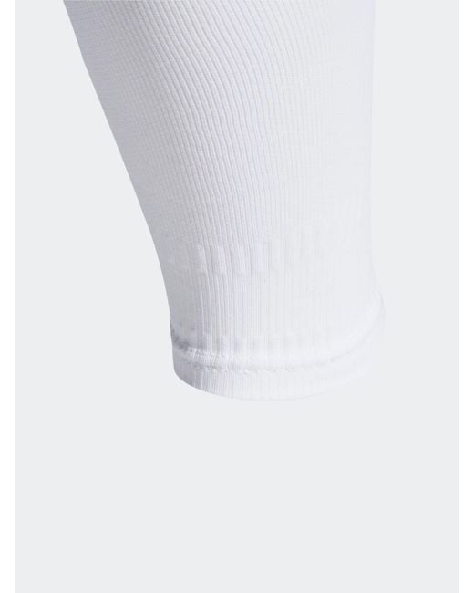 Adidas White Performance Team Sleeves Socks for men