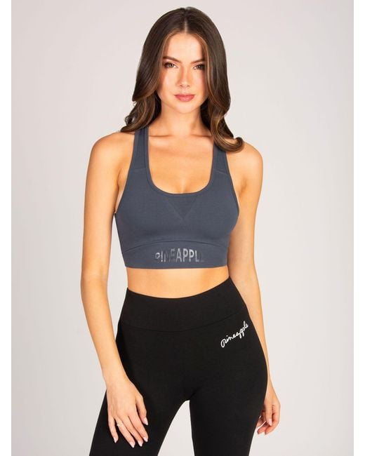 Pineapple Blue Bra Top