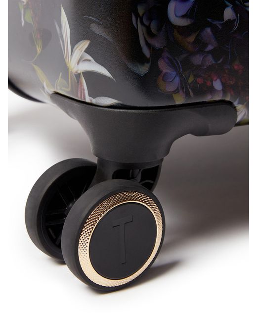 Ted Baker Black Midnight Bloom Cabin Case