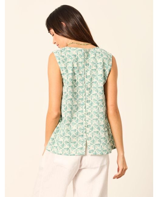 FatFace Green Fatface Etta Petite Cami